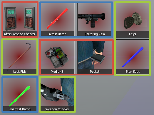 Выдача DarkRP оружий